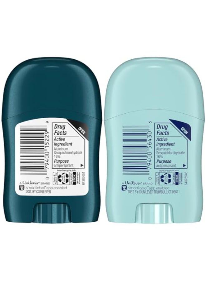 Degree Travel Deodorant Variety 72Pack 36 Cool Rush 36 Shower Clean 72H Body Heat Activated Mini Antiperspirant 05 Oz Ea - Image 4