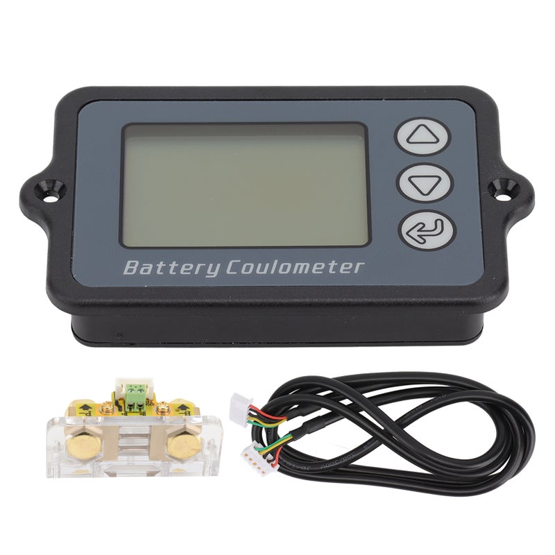 Battery Monitor 8-120V Waterproof Surface - Lightweight Portable Battery Voltmeter with Reverse Connection Protection for Outdoor & Vehicle Use - Image 1