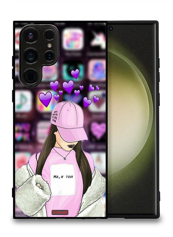 Tolwak Samsung Galaxy S23 Ultra 5G Protective Case Cover Anti Social Club  - Image 2