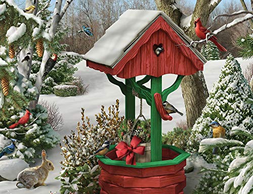 Springbok 500 Piece Jigsaw Puzzle Winters Wish Made in USA - Image 1