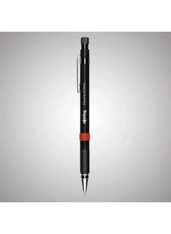 Rotring Visumax 0.5Mm & 0.7Mm Mechanical Pencils Abs Plastic Body Lightweight Concealed Twist Eraser At Top Total 2 Pieces (Black)  - Image 3