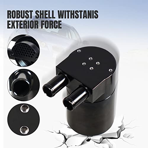 YESHMA Reservior Oil Catch Can Tank with Silicone Radiator Hose Compatible with BMW N54 335i 135i E90 E92 E82 2006-2010 - Image 2