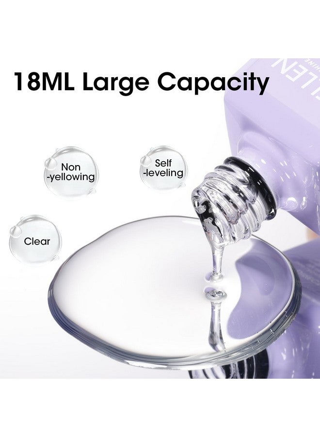 Gellen Blooming Gel - 18ml Clear Blooming Nail Polish Soak Off UV Gel for Spreading Marble Effect,Nail Art Gel Christmas DIY Salon Manicure Design Home - Image 3