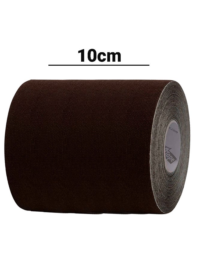 MARGOUN Elastic Cloth Exercise Tape Multifunctional Waterproof Body Tape Enhancement Tape Breathable Push Up Tape Bra Alternative 10cm Dark Brown - Image 1