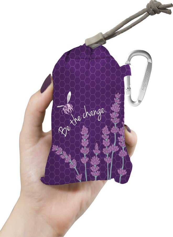 ChicoBag Vita Designer Reusable Tote Bag with Carabiner Clip | Compact Reusable Shopping Bags | Eco Friendly | Be the Change - Image 3