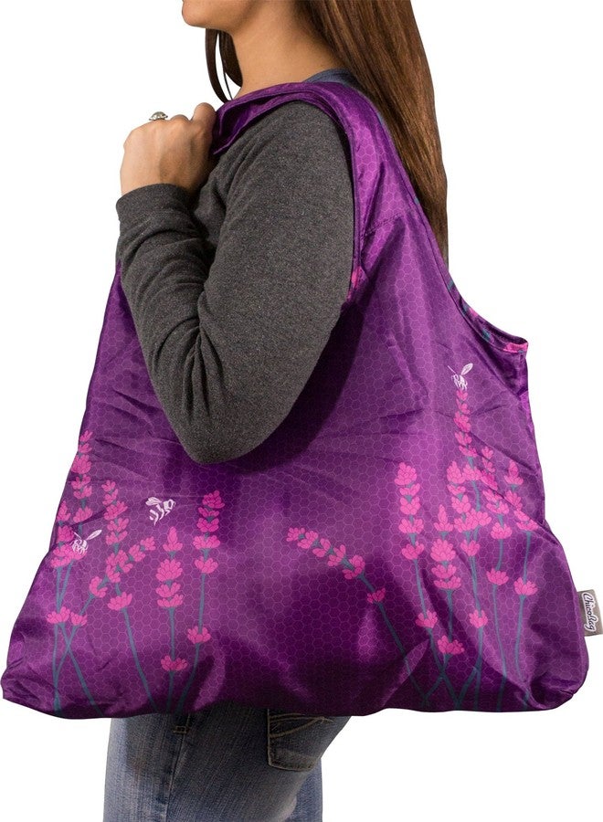 ChicoBag Vita Designer Reusable Tote Bag with Carabiner Clip | Compact Reusable Shopping Bags | Eco Friendly | Be the Change - Image 4