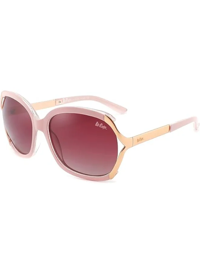 لي كوبر Sunglasses  Frame Gradient Pink Mirror Lens 59mm  - LC1027C02