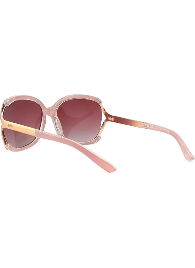 لي كوبر Sunglasses  Frame Gradient Pink Mirror Lens 59mm  - LC1027C02