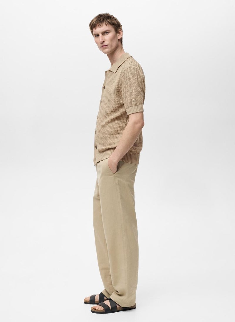 Mango Man Essential Crew Neck T-Shirt  - Image 3