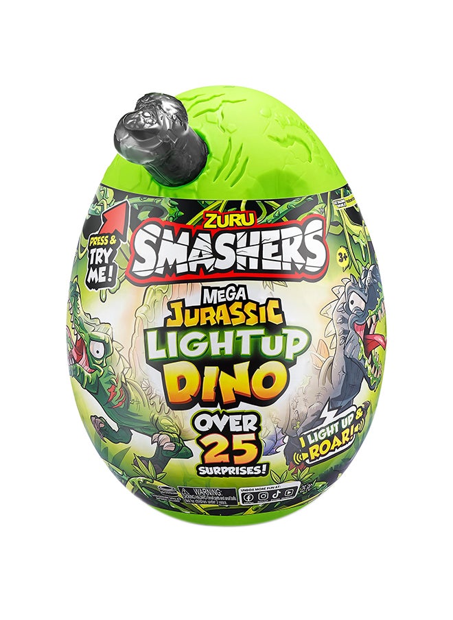 SMASHERS سلسلة جراسيك 1 ديناصور مضيء ميغا  - Image 1