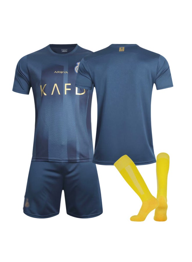 23-24 Saudi Arabia League Riyadh Victory Home 7 Ronaldo Jersey Football Jersey Short Sleeve Suit Ronaldo