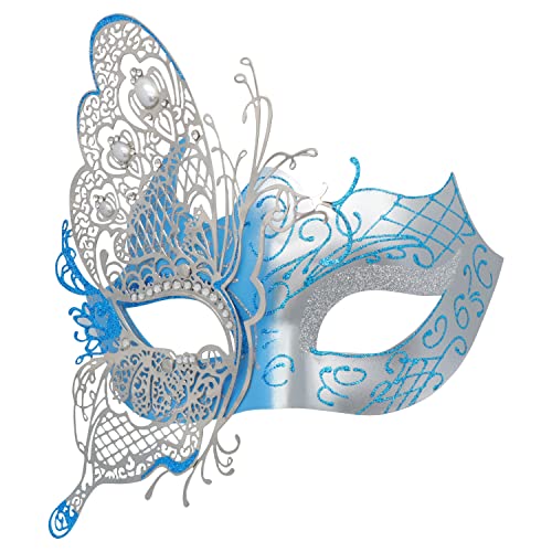 Coddsmz Mysterious Venetian Butterfly Shiny Butterfly Lady Masquerade Halloween Mardi Gras Party Mask - Image 4