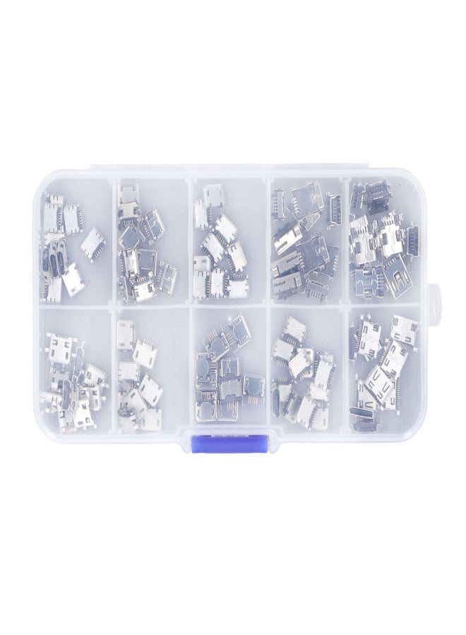 100Pcs Micro MINI USB Female Plug Connector USB Jack Connector for Household Appliance - Image 4
