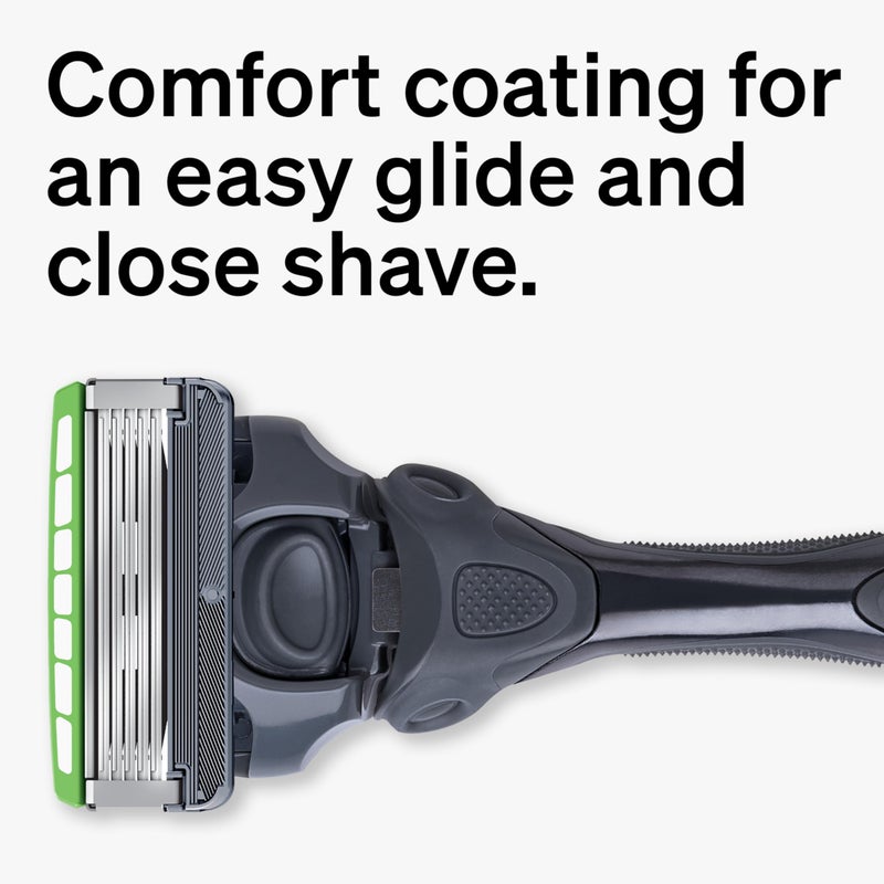 Schick Hydro Sensitive Razors for Men | 5-Blade Mens Razors for Shaving, 1 Mens Razor Handle with 17 Razor Blades Refills - Image 2