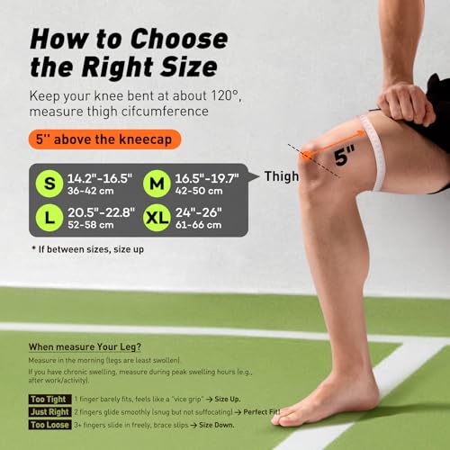 LETSHAKE Hinged Knee Brace Adjustable for Men and Women Knee Pain Relief with Side Stabilizers for Meniscus TearPatellar Tendon Support Strap and Arthritis Pain - Image 5