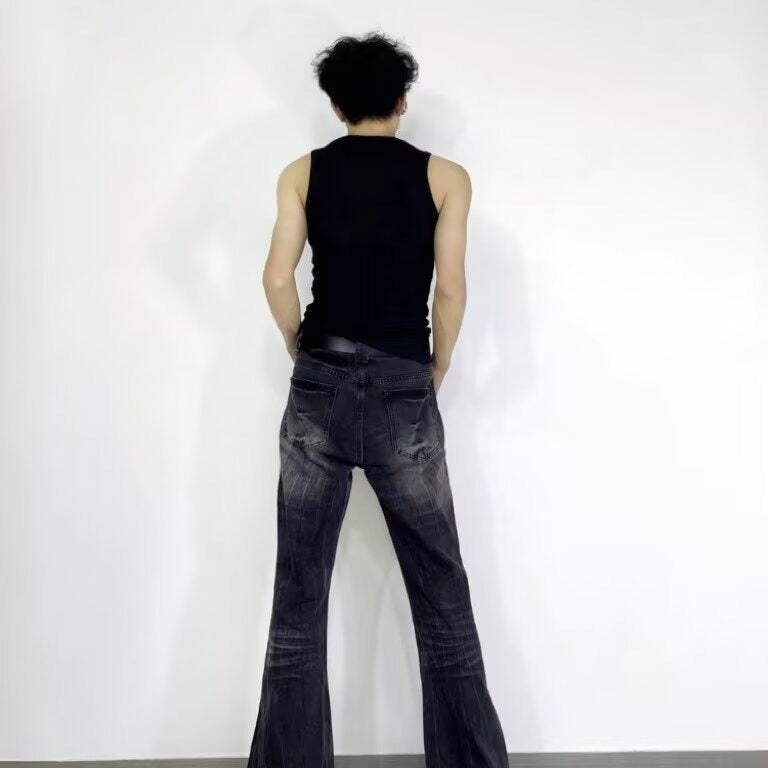 Unisex Classic Denim Jeans Loose Fit Daily Outdoor Wear - Image 5