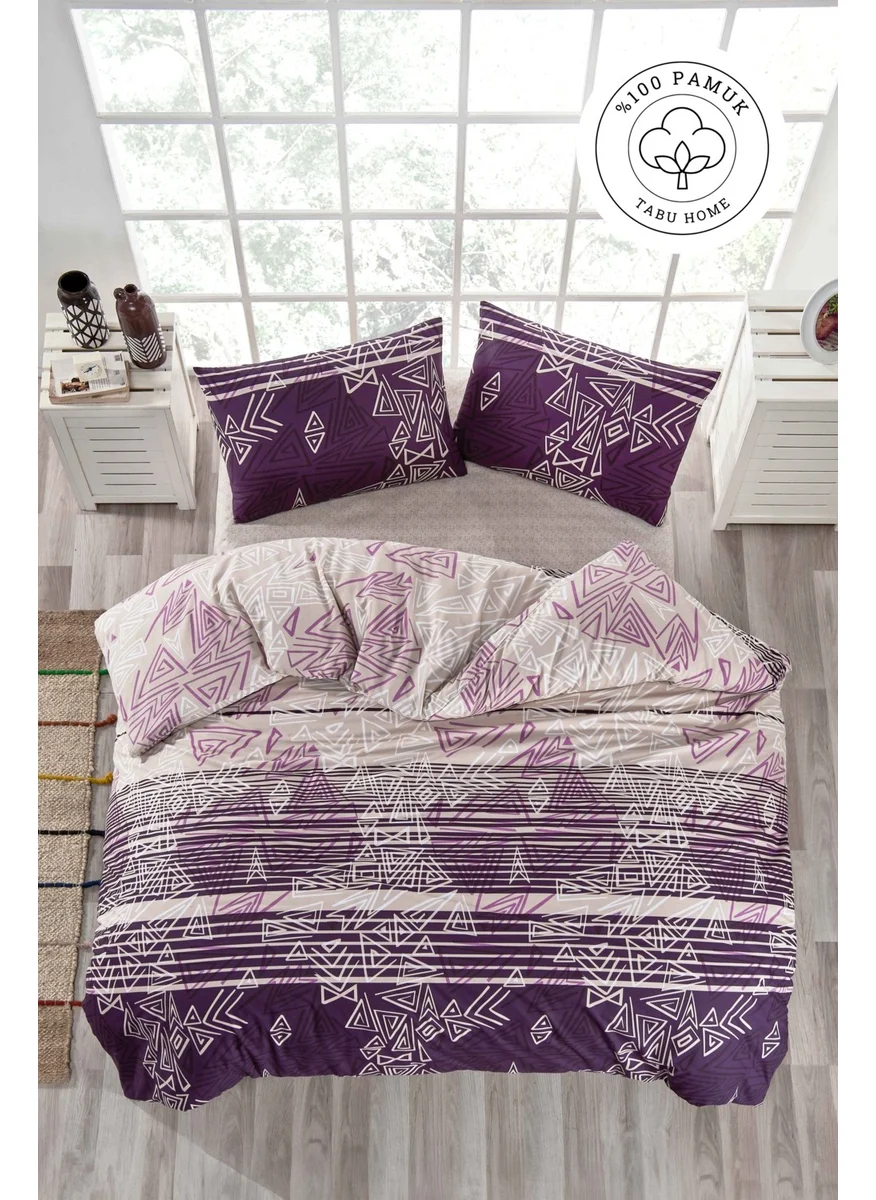 Tabu Home 100% Cotton Pyramid Double Duvet Cover Set