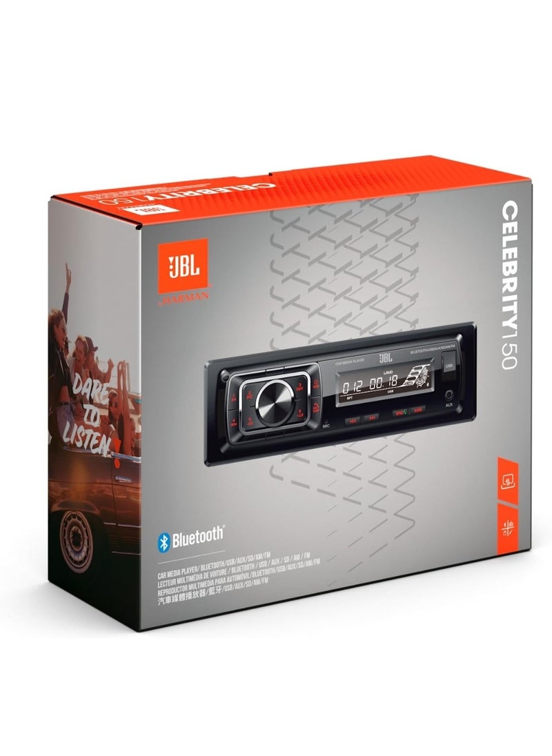 JBL JBL Celebrity150 Car Single DIN In-Dash Bluetooth MP3 USB SD Digital Media Car Radio  - Image 2