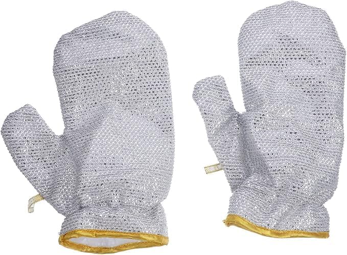 Non Scratch Wire Dishwashing Hand Gloves Easy Rinsing Waterproof Reusable Home Kitchen Utensils Cleaning Gloves for Washing Dish (Pack of 1 Pcs)  - Image 1