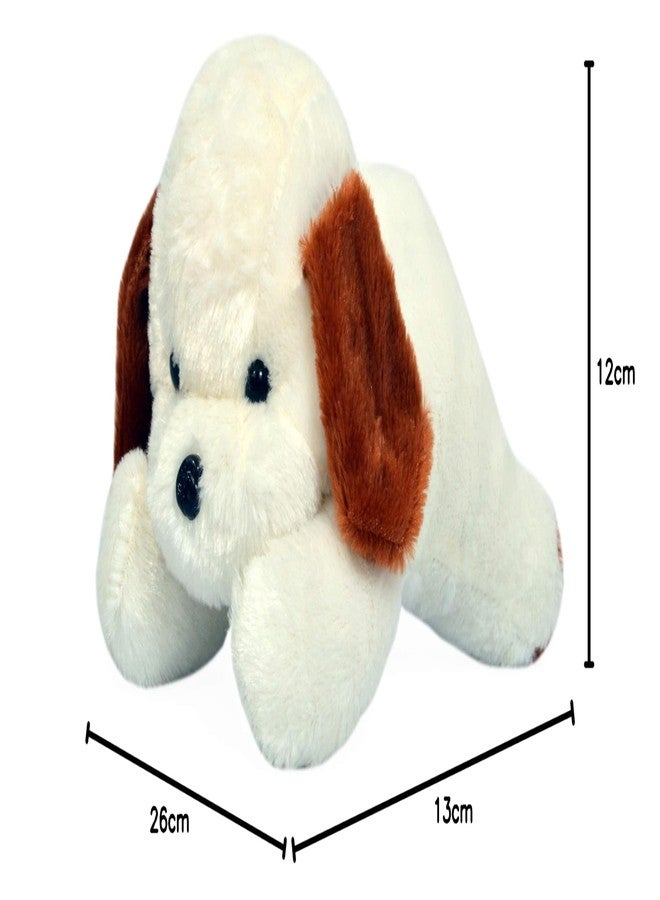 Softdreams Dog Stuffed Soft Toy Plush for Kids Baby Boy Girl Birthday (White 26Cm) - Image 2