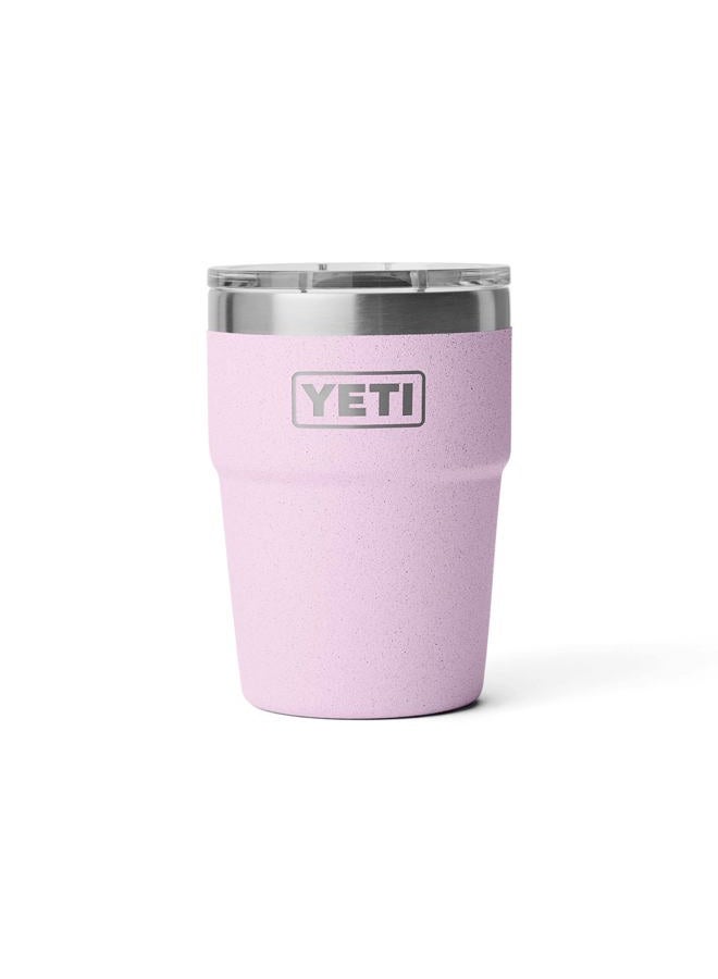 YETI Rambler 16 oz Stackable Tumbler, Vacuum Insulated, Stainless Steel with MagSlider Lid, Cherry Blossom - Image 1