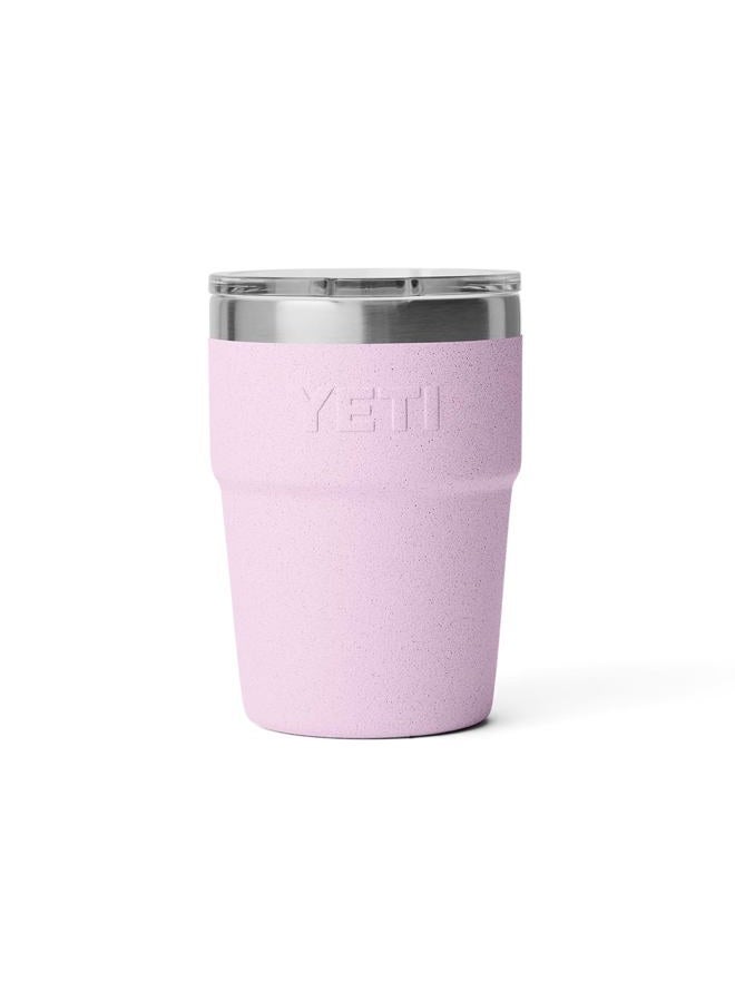 YETI Rambler 16 oz Stackable Tumbler, Vacuum Insulated, Stainless Steel with MagSlider Lid, Cherry Blossom - Image 5