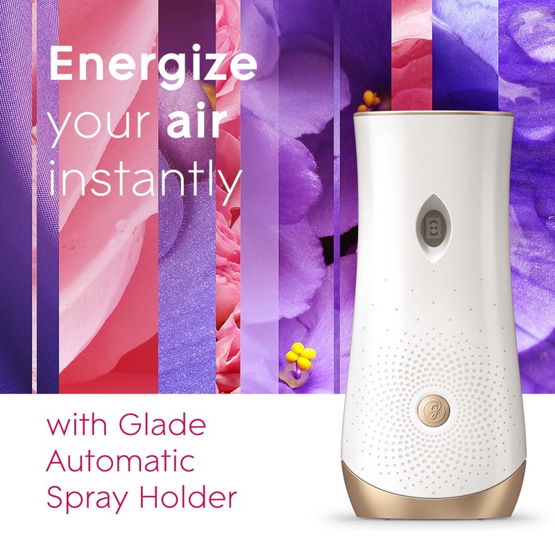 Glade Automatic Spray Refill, Air Freshener for Home and Bathroom, Rose & Bloom, 6.2 Oz, 3 Count - Image 2