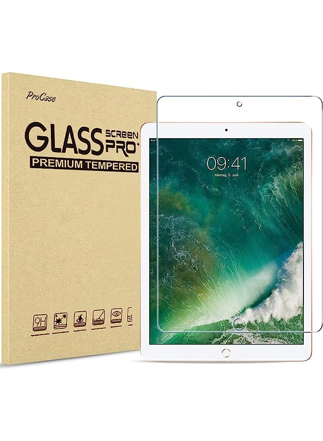 Procases Ipad Pro 12.9 Screen Protector, Anti-Fingerprint Matte Tempered Glass Screen Film Guard Screen Protector For 2017 Apple Ipad Pro 12.9 Inch And 2015 Ipad Pro 12.9 Inch - Image 1