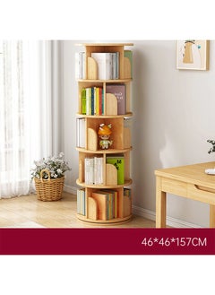 Multifunctional 360° Rotating Sturdy Bookshelf and Storage