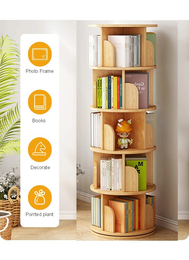 NKX - Multifunctional 360° Rotating Sturdy Bookshelf and Storage - Image 1