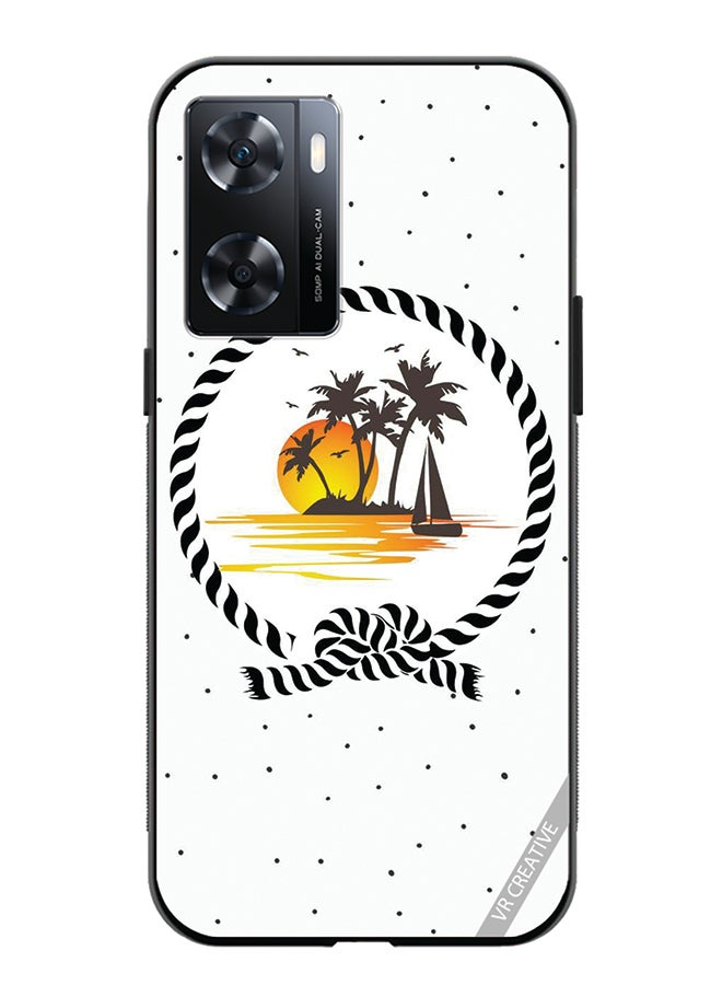 VR CREATIVE Protective Case Cover For Oppo A57/A77s Scenerio Design Multicolour - Image 1