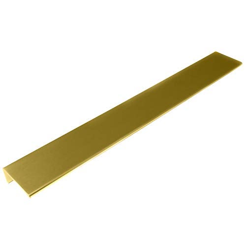 Laurey 96504-12 Inch Overall Edge Pull for Cabinet Doors and Drawer Fronts -Satin Brass, Gold - Image 4