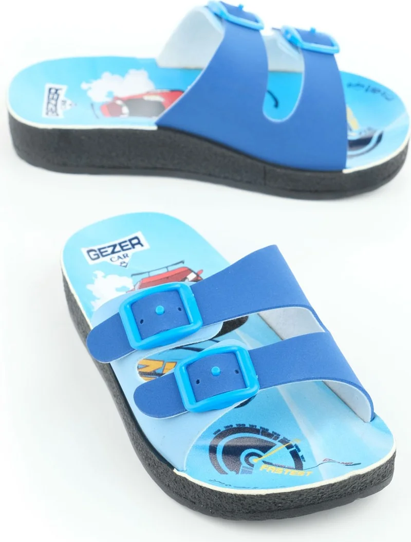 Gezer Summer Boy's Two Buckle Adjustable Slippers