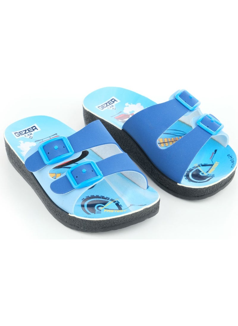 Summer Boy's Two Buckle Adjustable Slippers - pzsku/Z254593EADE34175F23B6Z/45/_/1726144146/8aa7e5da-cb9f-46c9-b811-d47535a72043