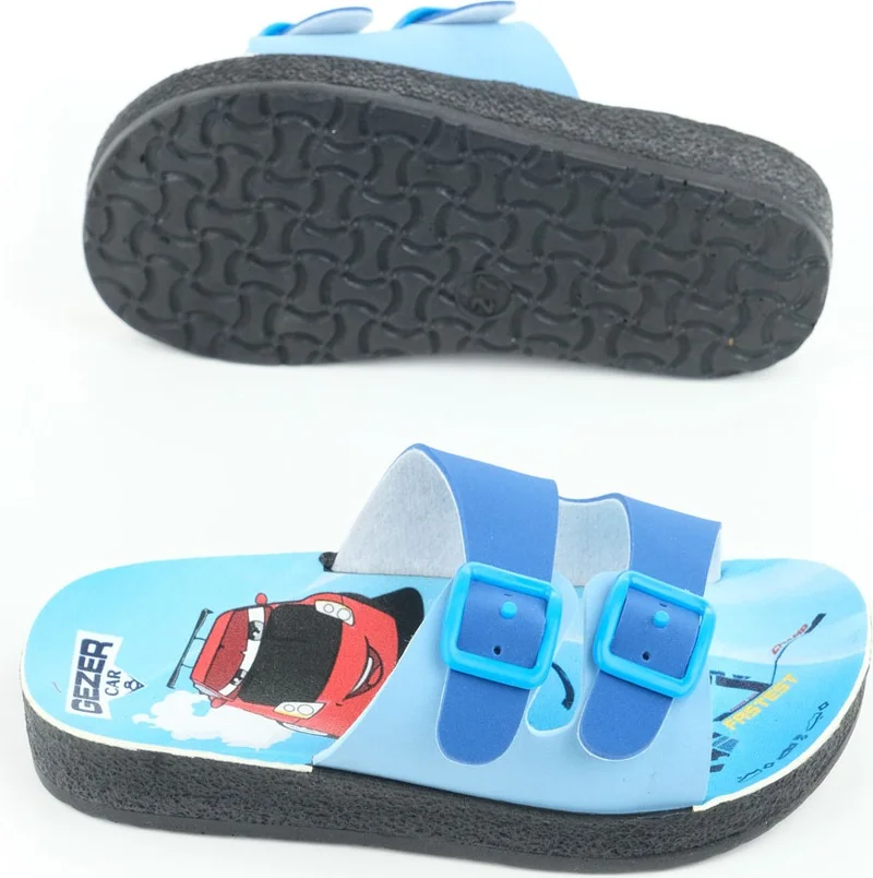 Gezer Summer Boy's Two Buckle Adjustable Slippers