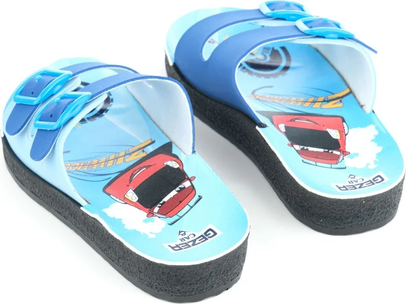 Gezer Summer Boy's Two Buckle Adjustable Slippers