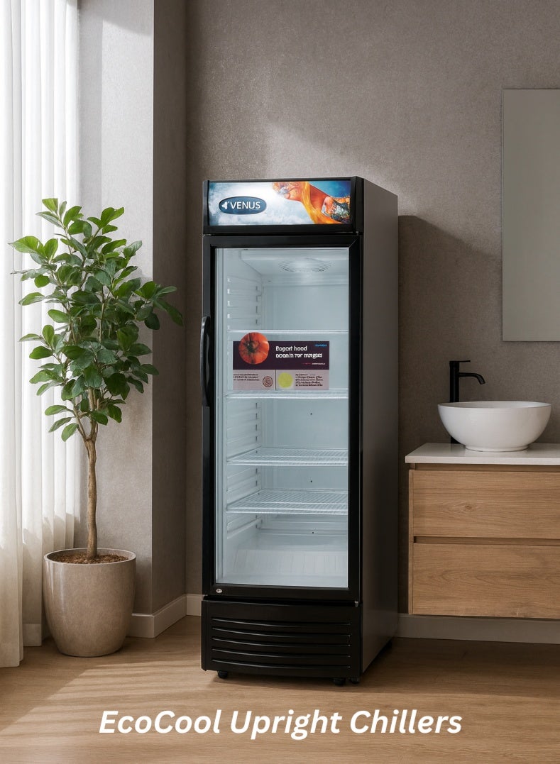 Venus 400L Upright Chiller | Heavy-Duty Compressor, Efficient Temperature Control, Low Power Consumption, Auto Closing Door, Rust-Free Metallic Body-VUSC401BL - Image 5