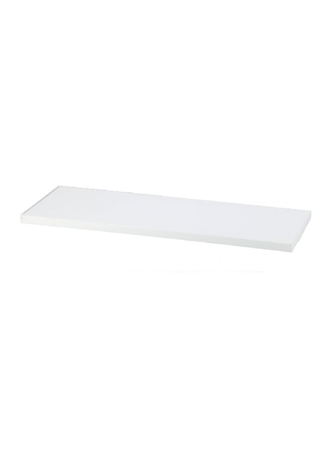 Micasa Modern Designed Rectangular Wall Mounted Wooden Floating Shelf White 120 x 20 cm 15469 - Image 3