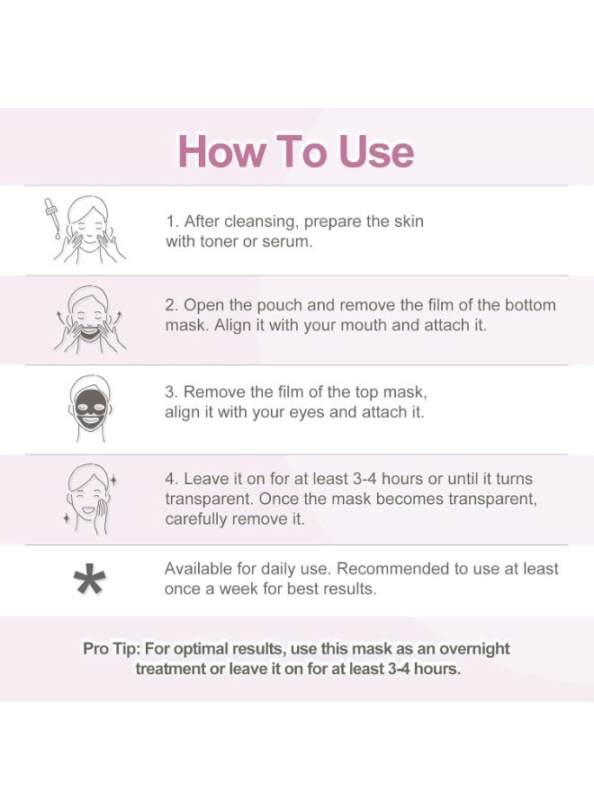 Auroma Super Bio-Collagen Real Deep Mask, Overnight Mask, Bio Collagen Mask Overnight, for Pore Minimizing, Elasticity, firming (5 Count) - Image 4