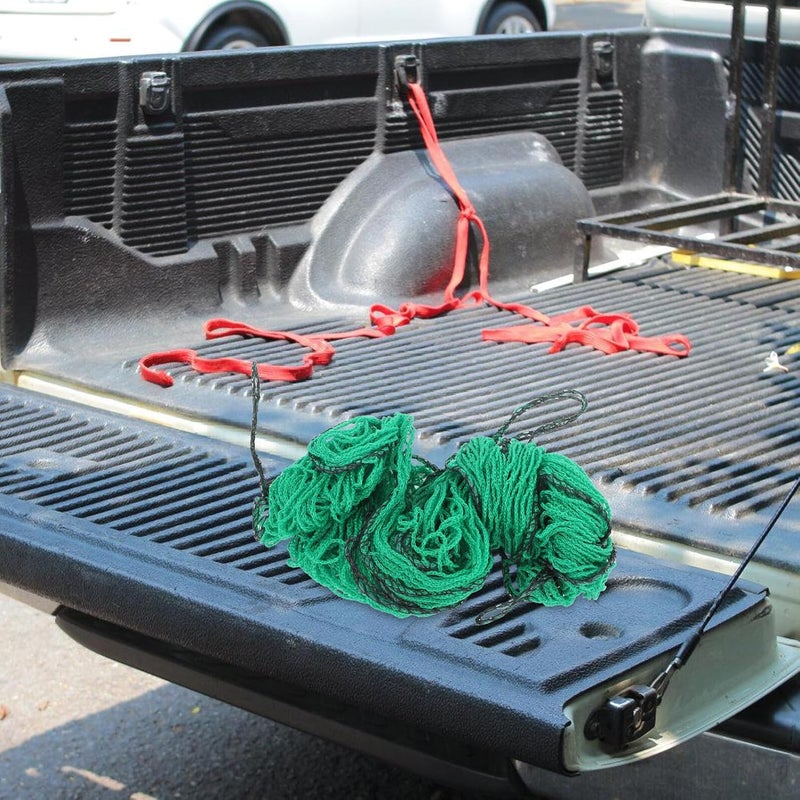 Yardwe Heavy Duty Bungee Cargo Net 1.5x2.2m Elastic Truck Bed Storage Net with Carabiners for Trailer and Pickup Truck Safety Load - Image 4