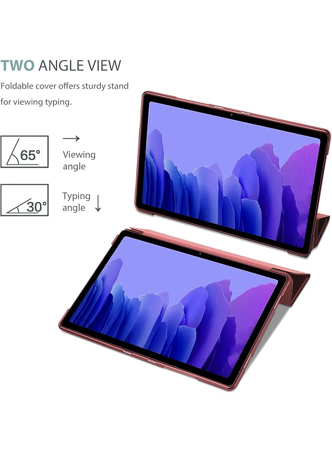 Procases Galaxy Tab A7 Case 10.4 Inch Sm-T503 T500 T505 T507 Protective Stand Case Hard Shell Cover For 10.4 Inch Samsung Tab A7 Tablet 2022 2020 -Wine - Image 5