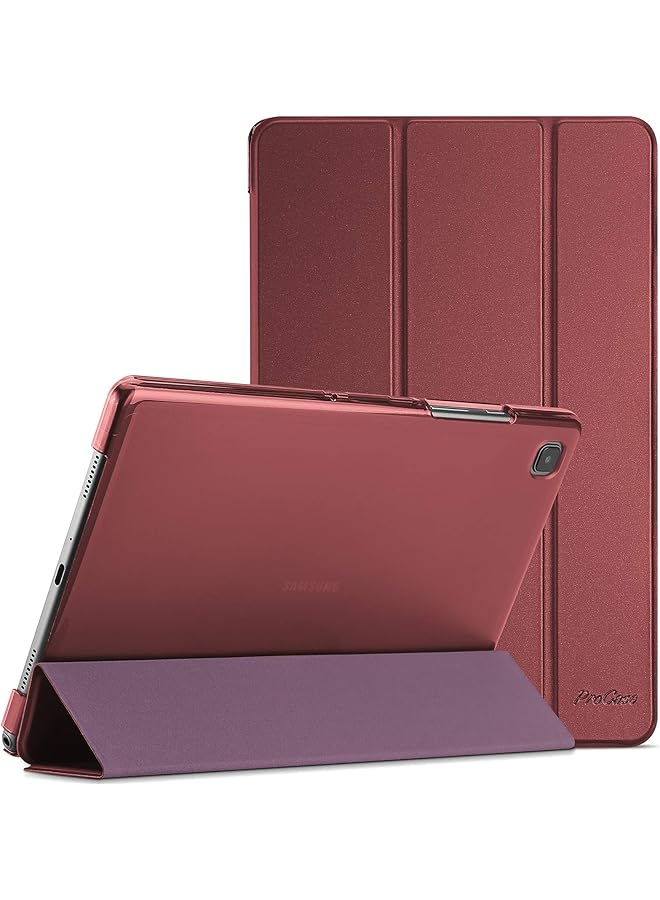 Procases Galaxy Tab A7 Case 10.4 Inch Sm-T503 T500 T505 T507 Protective Stand Case Hard Shell Cover For 10.4 Inch Samsung Tab A7 Tablet 2022 2020 -Wine - Image 1