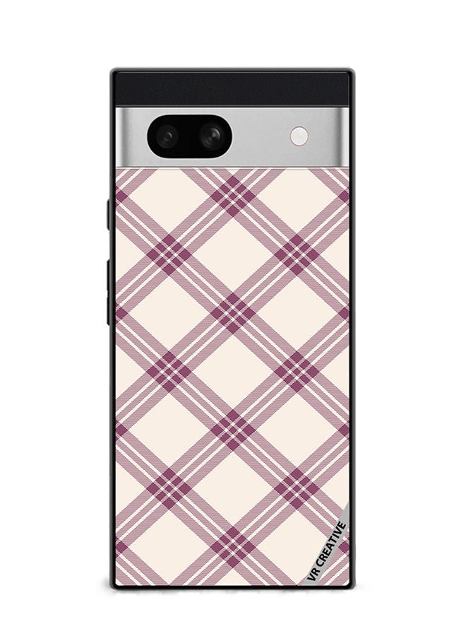 VR CREATIVE Protective Case Cover For Google Pixel 7a Tartan Scotland Seamless Plaid Design Multicolour - Image 1