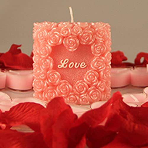 NINEXY 3D Rose Silicone Candle Molds Soap Molds Lovely Wedding Candle Molds Fondant Cake Moulds for Birthday Valentine's Day Wedding - Image 3