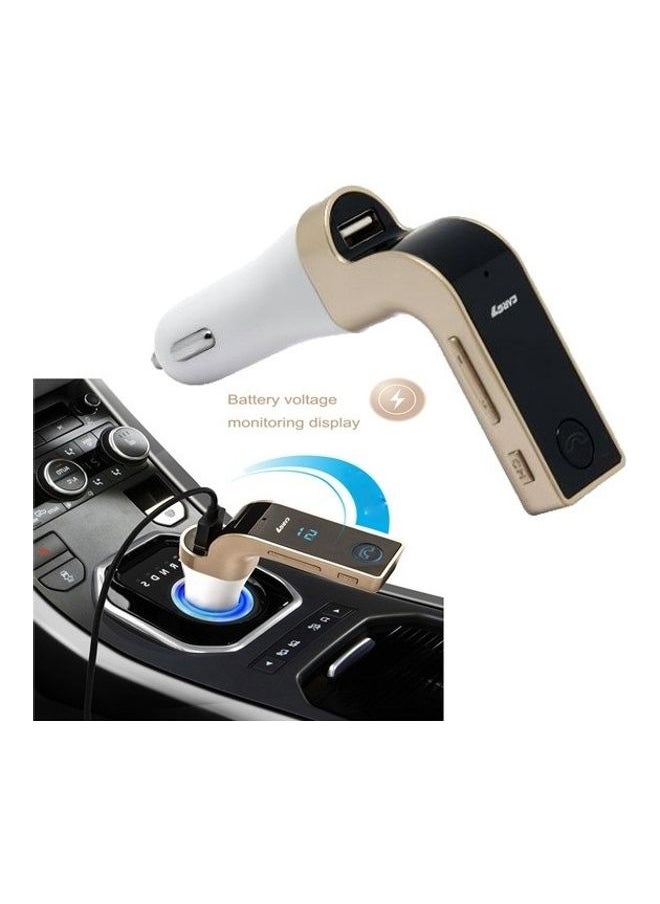 NIBEMINENT Bluetooth FM Transmitter With USB Flash Drives 