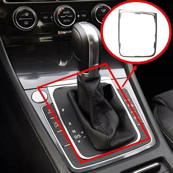 rayihni Automatic Gear Shift Knob Gear Base Trim Assembly Frame 5GG713203A for VW Golf 7 75 MK75 MK7 R Line GTI - Image 3