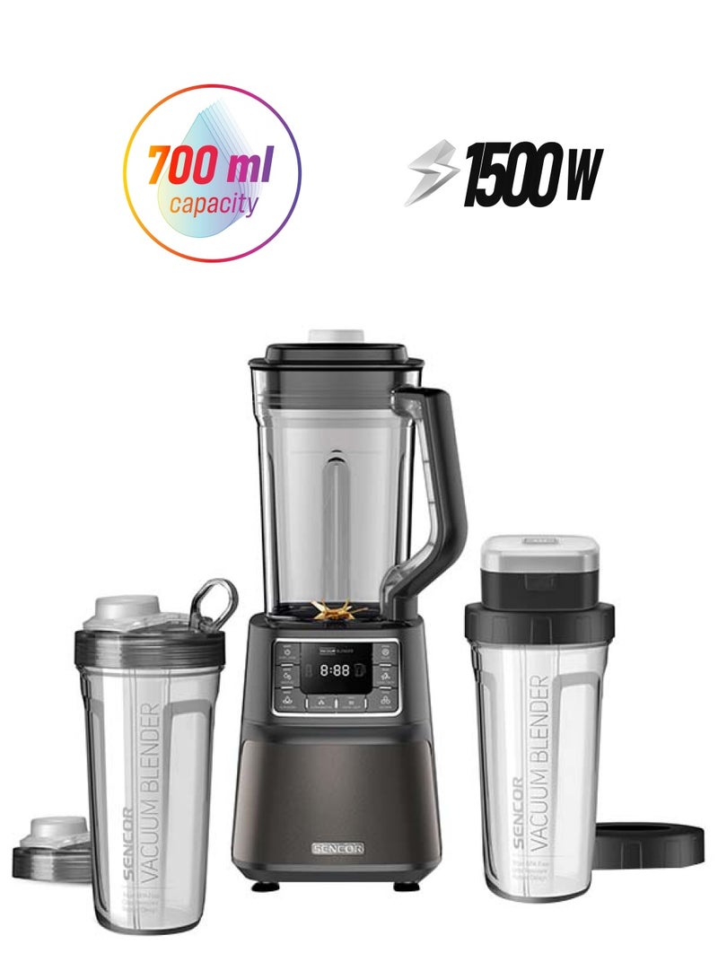 سنكور خلاط أوتوماتيكي عالي السرعة بتقنية تخلية الهواء سعة 0.7 لتر وقدرة 1500 وات 0.7 L 1500 W SBU 7878BK أسود - Image 1