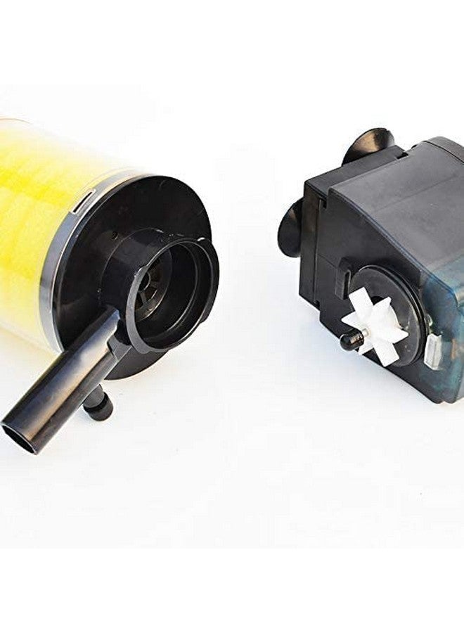 VAYINATO فلتر حوض السمك VAYINATO® BL-8400F، يصل إلى 3.5 قدم - فلتر طاقة غاطس لحوض السمك 25 واط - 3 في 1 ترشيح، أكسجة وتدفق المياه 3 طبقات من Petzlifeworld - Image 5