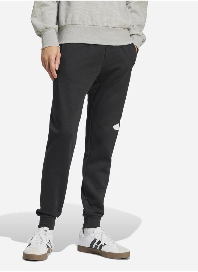 Adidas Essentials French Terry Tapered Cuff Logo Pants  - Image 3