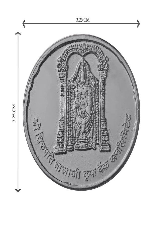 Pray Everyday Tirupati Bala Ji Silver Plated Coins (Set of 7 Coins) - Image 2